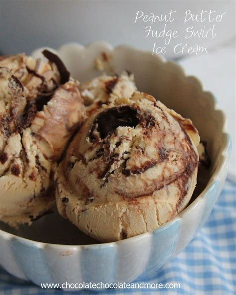 Homemade Chocolate Peanut Butter Fudge Swirl Ice Cream Recipe