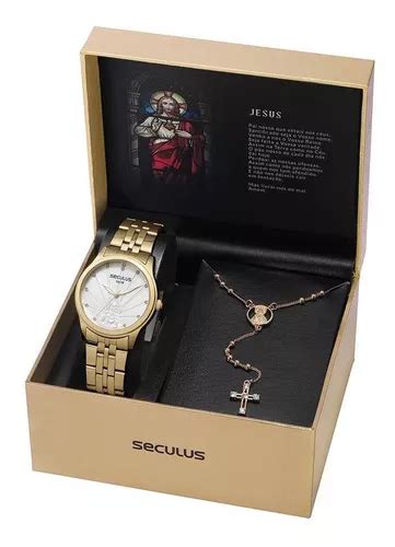 Reloj Seculus Para Mujer Ref Lpskda Jesus Gold Mercadolibre