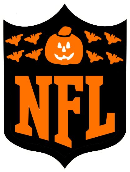 Halloween NFL Logos!