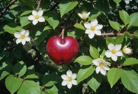 A Plump, Ripe Plum with a Deep Red Heart Stock Illustration ...