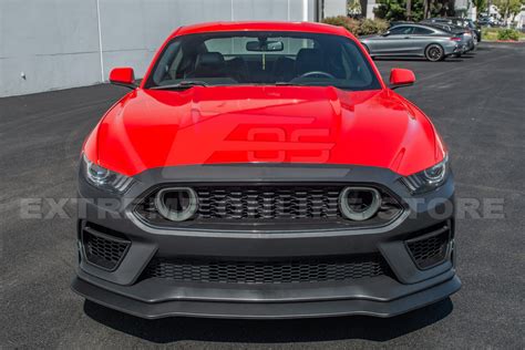 2015 17 Ford Mustang Mach 1 Conversion Front Bumper With Led Grille Ki