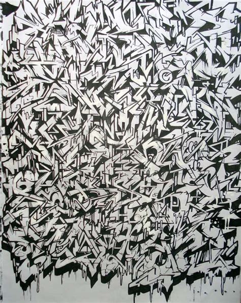 Romanian Graffiti Wildstyle Alphabet