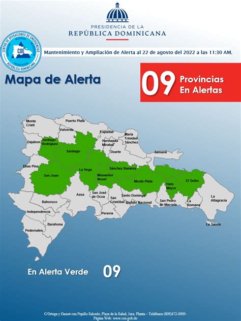 Coe Aumenta Las Provincias En Alerta Verde Por Lluvias Rcc Media