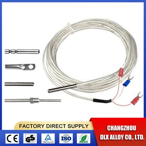 Manufacture Pt100 3 Wire 4 Wire Stainless Steel Probe Rtd Thermocouple Temperature Sensor