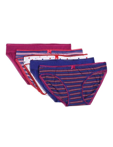 Mor li Cotton Lycra Bikini Külot Seti T X Marks Spencer