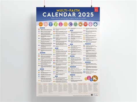 Multi-faith Calendar 2025 | Planner | Celebrations | Diversity
