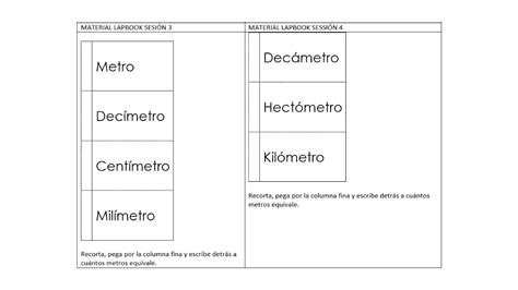 Lapbook Medidas De Longitud PPT