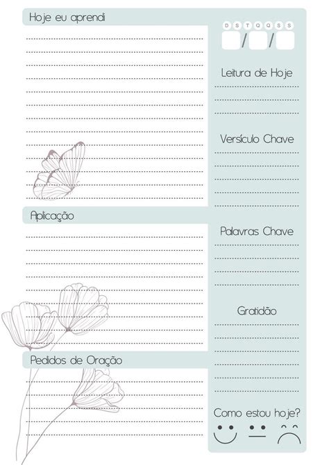 Planner Devocional Arquivo Digital Pdf Elo7 Em 2023 Cadernos De