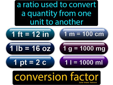 Conversion Factor Easy Science Conversion Factors Dimensional