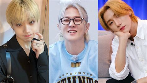 10 Male K-Pop Idols Having Fun In Blonde This Month (April 2022) - Kpopmap