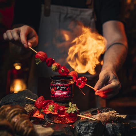 Strawberry Chilli Jam 180 G Hot Chip