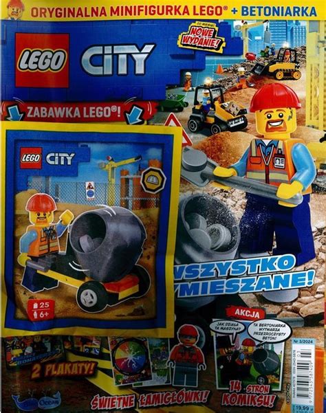 LEGO CITY nr 3 2024 BUDOWLANIEC Z BETONIARKĄ 15229715012