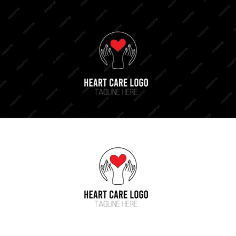 Premium Vector Heart Care Logo Design 6