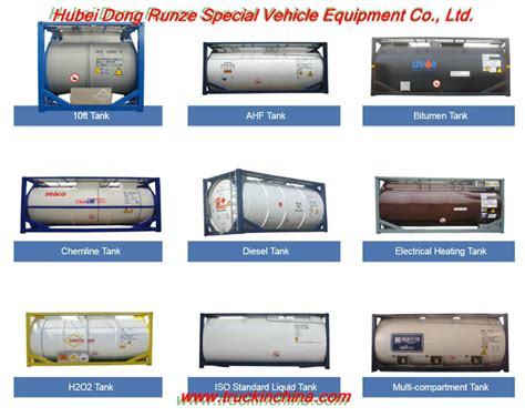 Iso Ft Nitric Acid Hno Storage Transport Tank Container