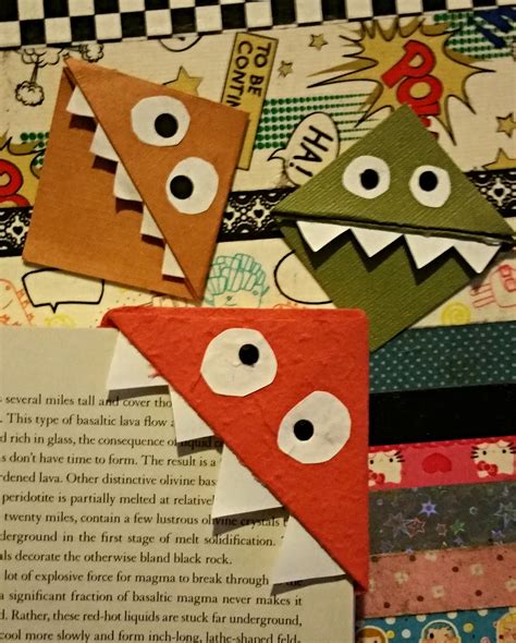 Easy Monster Bookmark 7 Steps With Pictures Instructables