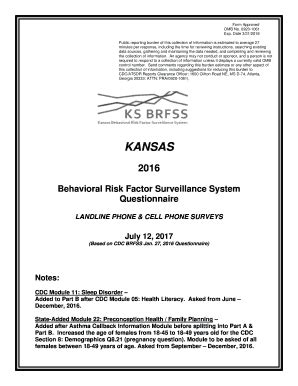 Fillable Online Behavioral Risk Factor Survey Ri Department Of Health