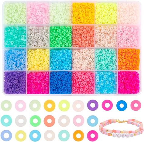 Amazon PH PandaHall 7920pcs Jelly Color 4mm Clay Beads 24 Colors