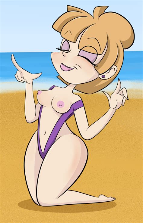 Commission Nora At The Beach 2 By Monkeycheese Hentai Foundry