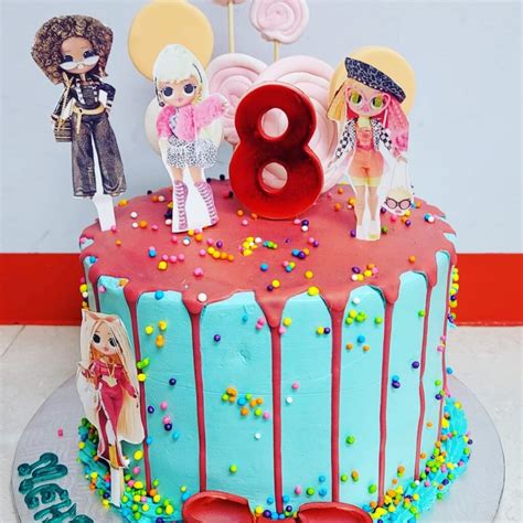 Custom 8th Birthday Cake