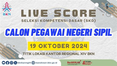 Sesi Oktober Live Score Skd Cat Cpns Tahun Tilok