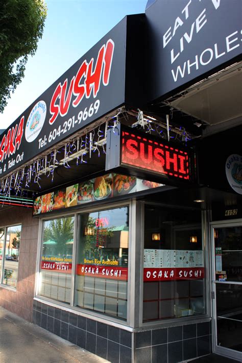 Osaka Sushi | Burnaby Sushi Restaurants