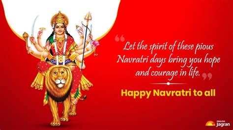 Happy Navratri Day Maa Katyayani Wishes Quotes Messages