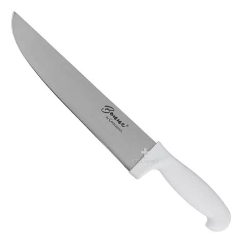 Cuchillo Carnicero Curvo 10pg Concasse Mango Blanco Mccbis10 Meses