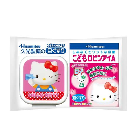 Hisamitsu Детские капли для глаз Hello Kitty, 10 мл | MADE IN JAPAN ...