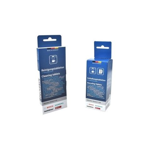 Bosch / Siemens TCZ6001 reinigings + TCZ6002 ontkalkingstabletten ...