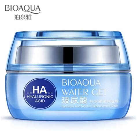 Bioaqua Hyaluronic Acid Face Cream Moist Deep Replenishment Cream Hydrating Anti Wrinkle Anti