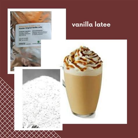 Jual Premium Powder Vanilla Latte Powder Vanilla Latte Premium Kg