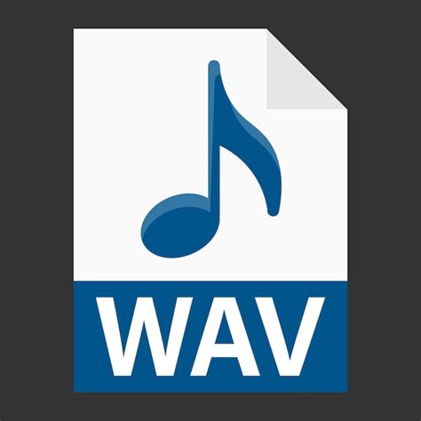 Premium Vector Modern Flat Design Of Wav File Icon For Web