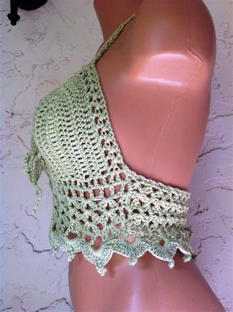 Sexy Crochet Halter Top Pattern In Pdf Etsy Norway