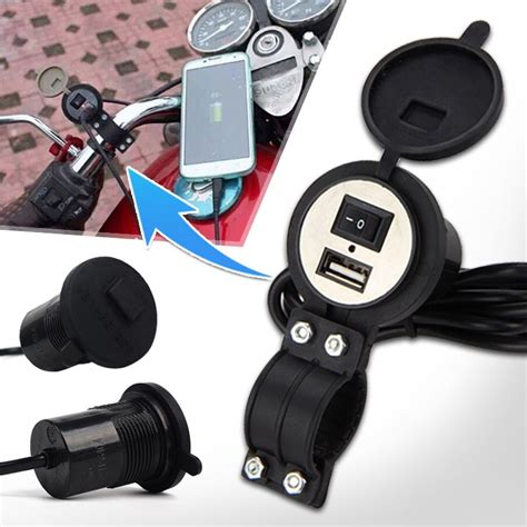 Cargador MOTO Con Toma 12v Y Adaptador Aac Negro Ubicaciondepersonas