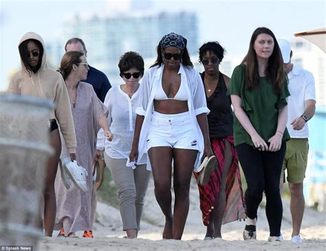 Michelle Obama Was Pictured Looking Sensational In A White Bikini And