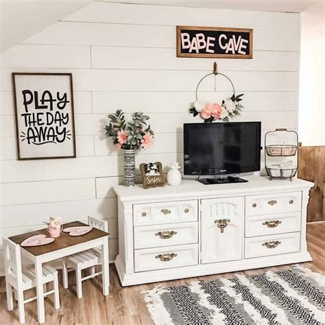 White Shiplap Playroom Ideas Soul Lane