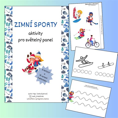 Zimn Sporty Aktivity Pro Sv Teln Panel Neza Azen K P Edm Tu