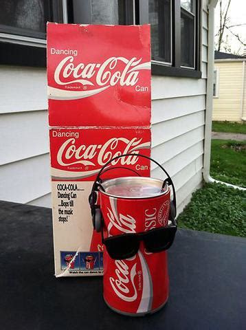 Coke Coca Cola Dancing Can W Box Motion Or Music Activated Genuine