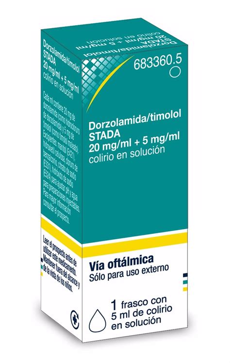 Stada Presenta El Colirio Dorzolamida Timolol Stada Para La Presi N