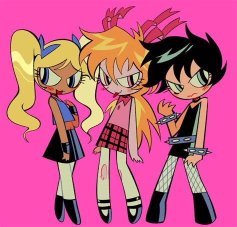 Buttercup Blossom And Bubbles Powerpuff Girls Drawn By Poppyp0ply