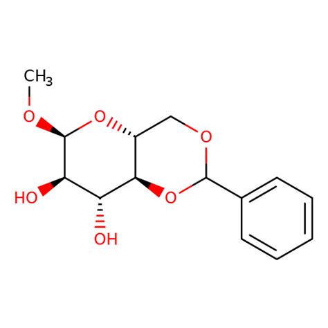 MM05176 3162 96 7 Methyl 4 6 O benzylidene α D glucopyranoside