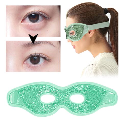 Yolai 2pcs Gel Cooling Eye Mask，ice Cold Compress For Puffy Eyes Dry