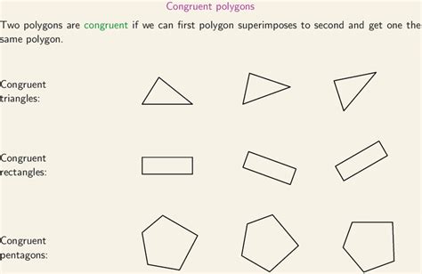 Congruent Polygons