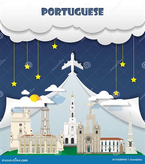 Portuguese Travel Background Landmark Global Travel and Journey