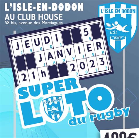 L Isle en Dodon Le super loto du rugby Petite République