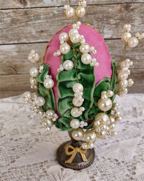 Easter Decorations Faberge Style Easter Egg Centerpiece Etsy