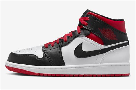 Air Jordan 1 Mid White Gym Red Black DQ8426-106 | SBD