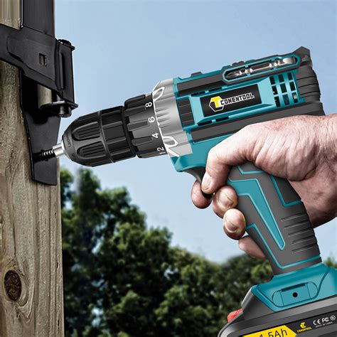 Conentool V Cordless Drill Set Combi Drill Driver With Battery And