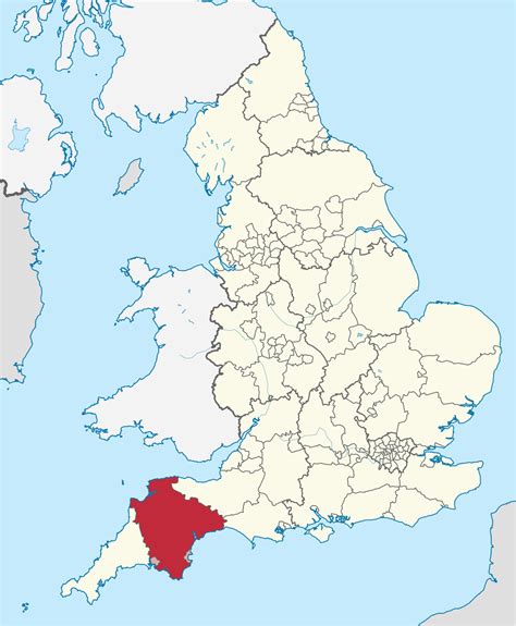 Map Of Cornwall and Devon England – secretmuseum