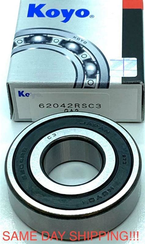 KOYO 6204 2RS Deep Groove Ball Bearing Rubber Sealed 20x47x14 Mm